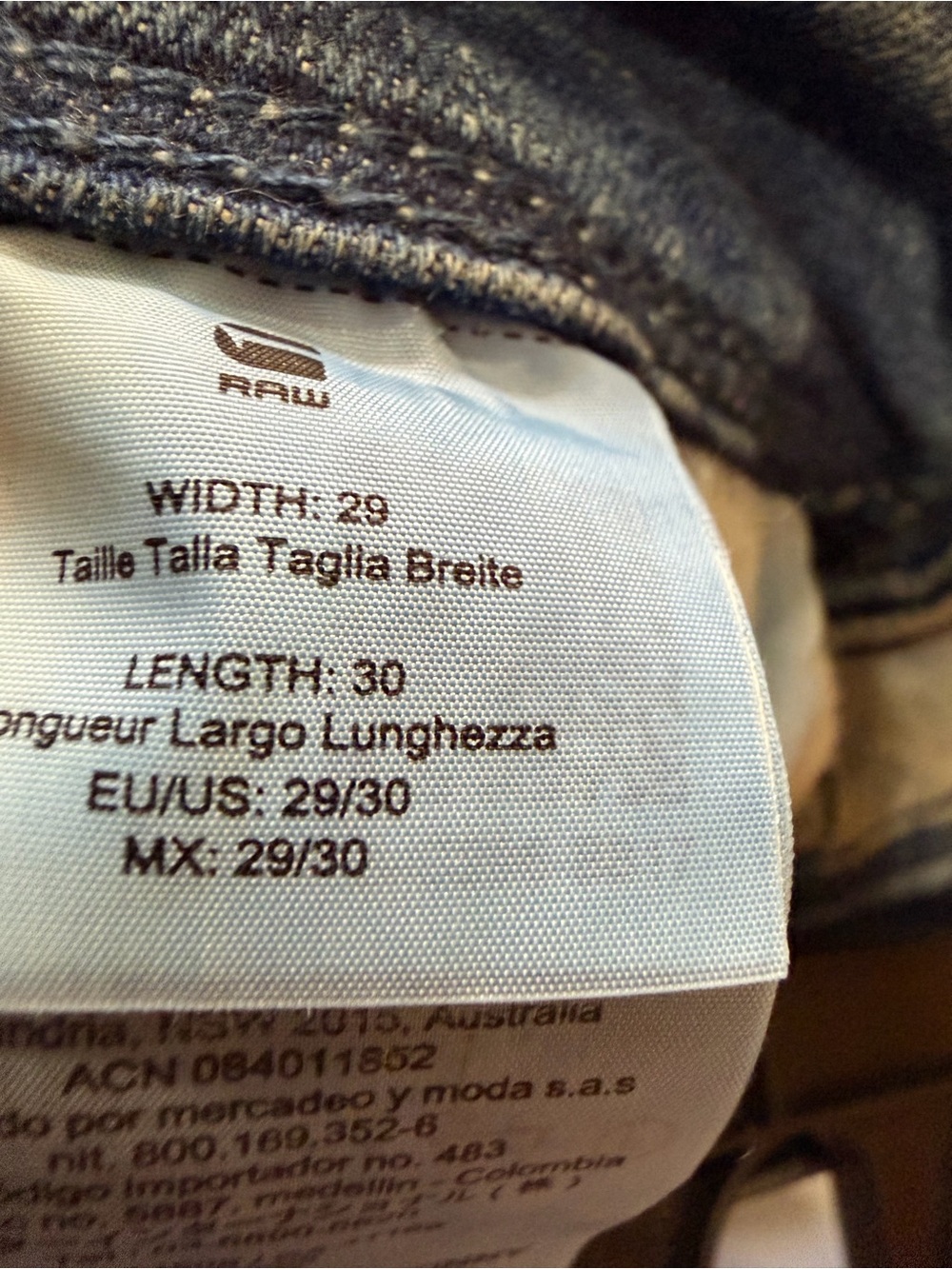 G-Star Men’s Skinny Jeans in Faded Blue Wash - Picture 5 of 5